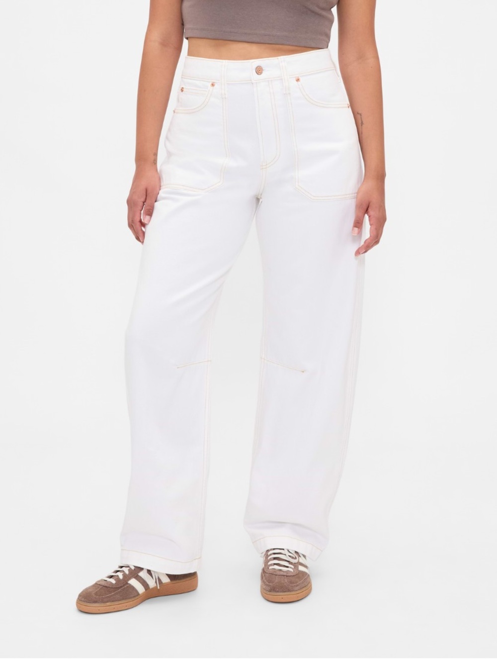 GAP Curvy High Rise Barrel Jean